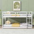 Twin Loft Bed with Dual 13-Slat Platforms and Low-Profile Design