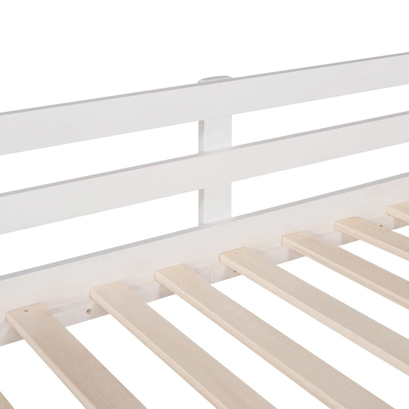 Twin Pine Loft House Bed with Slide